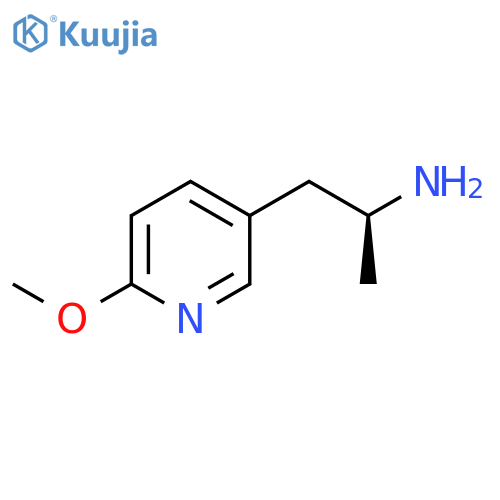 (2S)-1-(6-methoxypyridin-3-yl)propan-2-amine structure