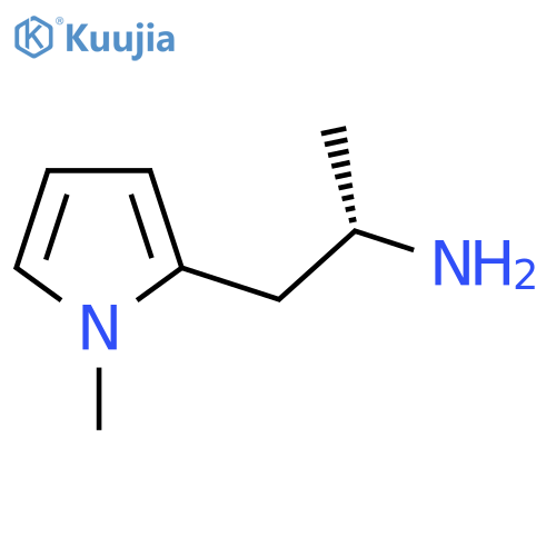 (2S)-1-(1-methyl-1H-pyrrol-2-yl)propan-2-amine structure