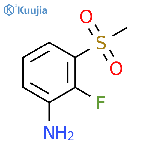 2-Fluoro-3-(methylsulfonyl)aniline structure