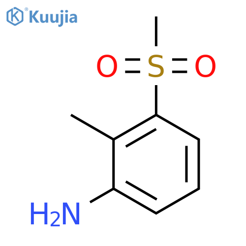 3-Methanesulfonyl-2-methylaniline structure