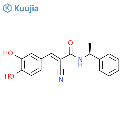 Tyrphostin B44, (+) enantiomer structure