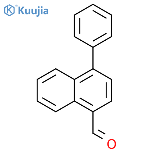 4-Phenylnaphthalene-1-carboxaldehyde structure