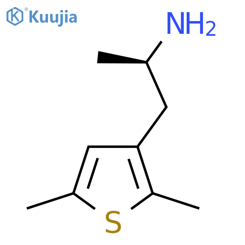 (2R)-1-(2,5-dimethylthiophen-3-yl)propan-2-amine structure