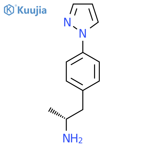 (2R)-1-4-(1H-pyrazol-1-yl)phenylpropan-2-amine structure