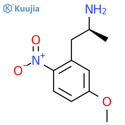 (2S)-1-(5-methoxy-2-nitrophenyl)propan-2-amine structure