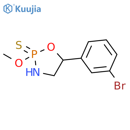 1,3,2-Oxazaphospholidine, 5-(3-bromophenyl)-2-methoxy-, 2-sulfide structure