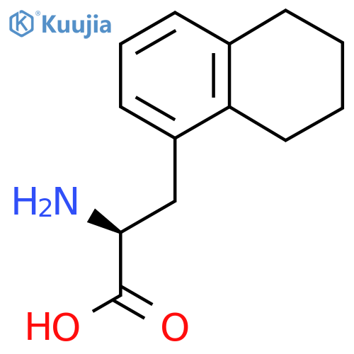 (S)-2-Amino-3-(5,6,7,8-tetrahydronaphthalen-1-yl)propanoic acid structure