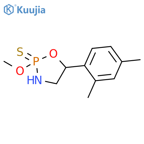 1,3,2-Oxazaphospholidine, 5-(2,4-dimethylphenyl)-2-methoxy-, 2-sulfide structure