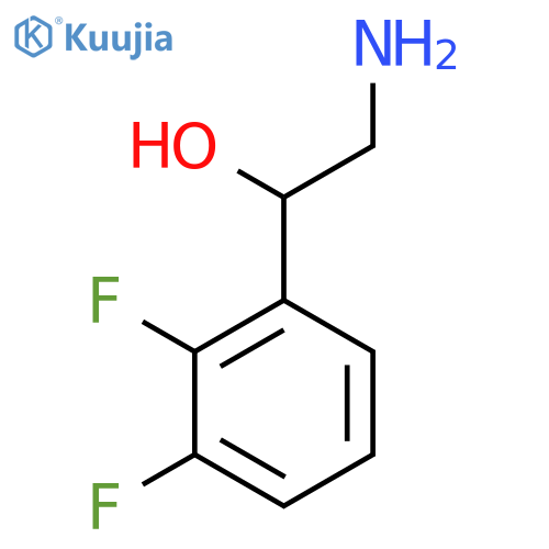 2-amino-1-(2,3-difluorophenyl)ethan-1-ol structure