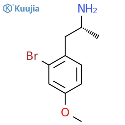 (2R)-1-(2-bromo-4-methoxyphenyl)propan-2-amine structure