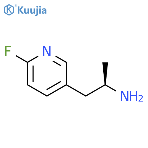 (2R)-1-(6-fluoropyridin-3-yl)propan-2-amine structure