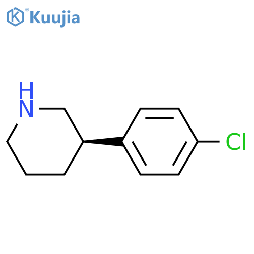 (R)-3-(4-chlorophenyl)piperidine structure