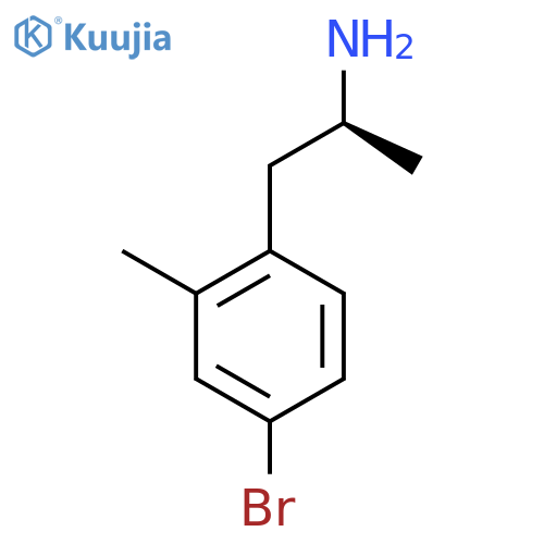 (2S)-1-(4-bromo-2-methylphenyl)propan-2-amine structure