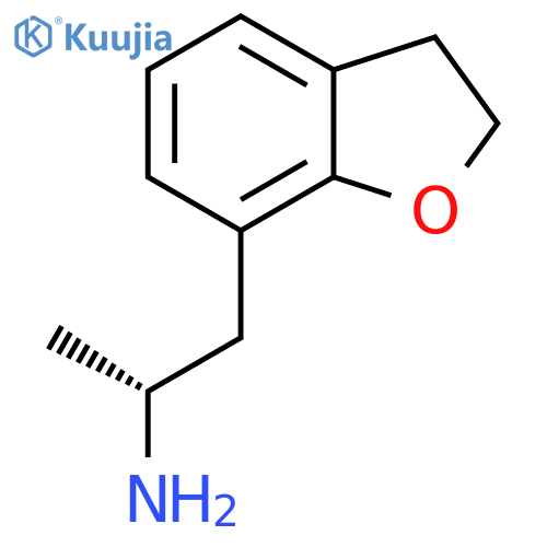 (2R)-1-(2,3-dihydro-1-benzofuran-7-yl)propan-2-amine structure