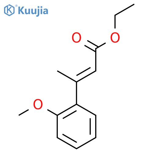 ethyl (2E)-3-(2-methoxyphenyl)but-2-enoate structure