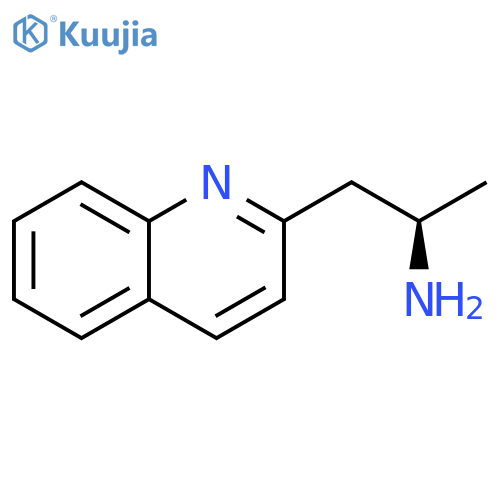 (2R)-1-(quinolin-2-yl)propan-2-amine structure
