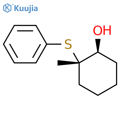 (1S,2S)-2-(phenylsulfanyl)cyclohexan-1-ol structure