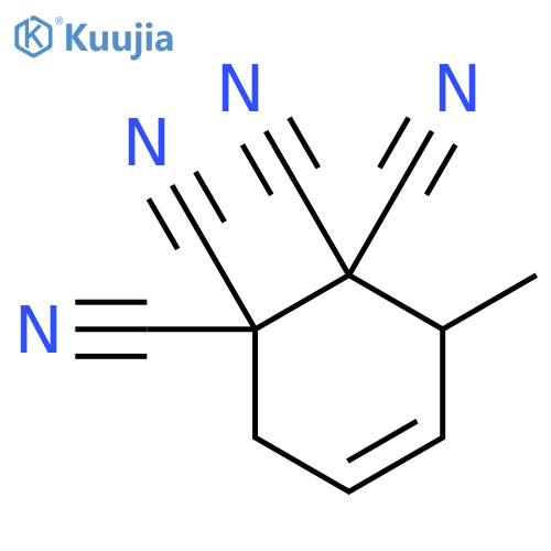3-methyl-4-cyclohexene-1,1,2,2-tetracarbonitrile structure