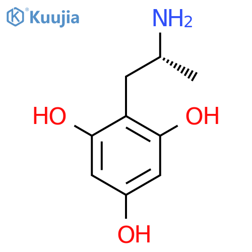 2-(2R)-2-aminopropylbenzene-1,3,5-triol structure