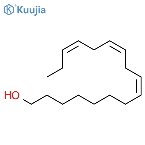 8,11,14-Heptadecatrien-1-ol, (8Z,11Z,14Z)- structure