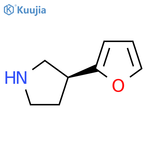 Pyrrolidine, 3-(2-furanyl)-, (3S)- structure