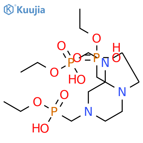 Phosphonic acid,P,P',P''-[(hexahydro-1H-1,4,7-triazonine-1,4,7-triyl)tris(methylene)]tris-,P,P',P''-triethyl ester structure