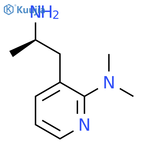 3-(2R)-2-aminopropyl-N,N-dimethylpyridin-2-amine structure