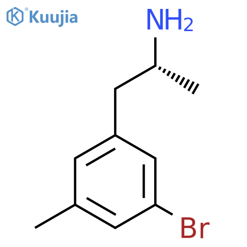 (2R)-1-(3-bromo-5-methylphenyl)propan-2-amine structure