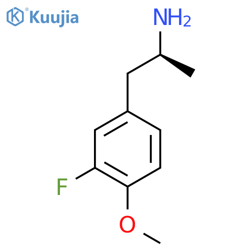 (2S)-1-(3-fluoro-4-methoxyphenyl)propan-2-amine structure