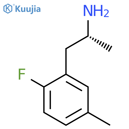 (2R)-1-(2-fluoro-5-methylphenyl)propan-2-amine structure