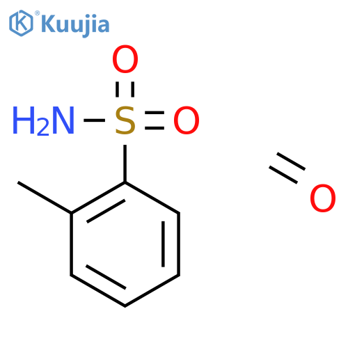 2-methylbenzenesulfonamide - formaldehyde (1:1) structure