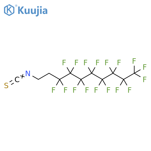 Decane,1,1,1,2,2,3,3,4,4,5,5,6,6,7,7,8,8-heptadecafluoro-10-isothiocyanato- structure