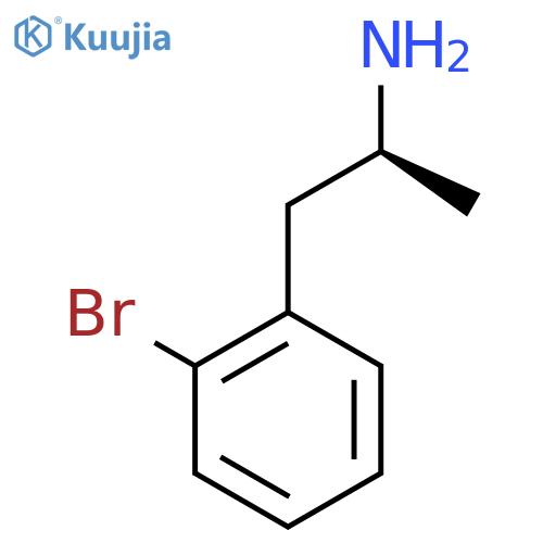 (2S)-1-(2-bromophenyl)propan-2-amine structure