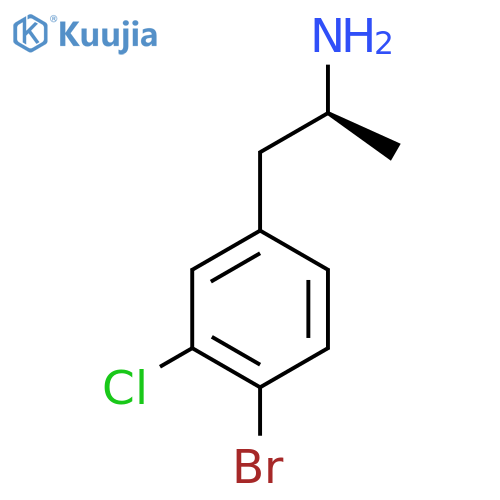 (2S)-1-(4-bromo-3-chlorophenyl)propan-2-amine structure