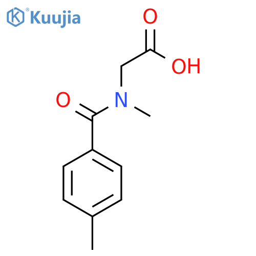 Glycine, N-methyl-N-(4-methylbenzoyl)- structure