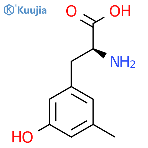 (2S)-2-AMINO-3-(3-HYDROXY-5-METHYLPHENYL)PROPANOIC ACID structure