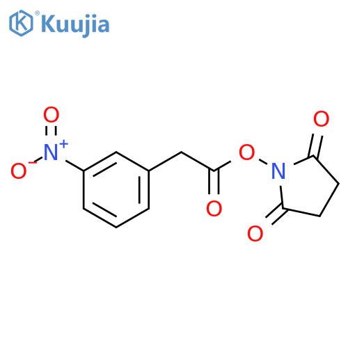 2,5-Pyrrolidinedione, 1-[[(3-nitrophenyl)acetyl]oxy]- structure