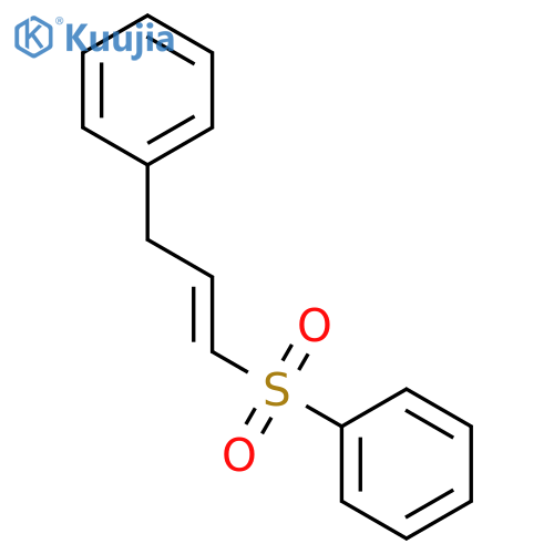 Benzene, [[(1E)-3-phenyl-1-propenyl]sulfonyl]- structure