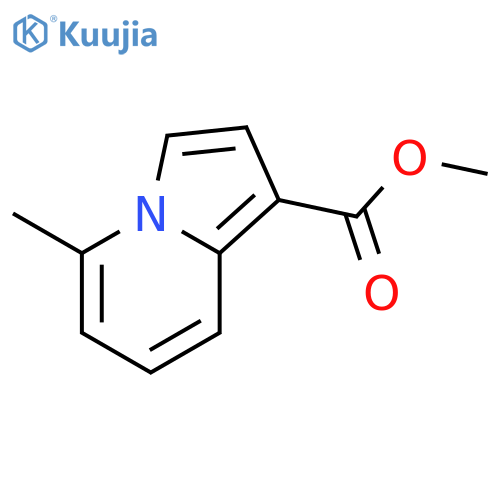 5-methyl-1-Indolizinecarboxylic acid methyl ester structure