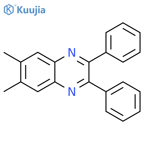 6,7-dimethyl-2,3-diphenylquinoxaline structure