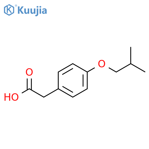 2-4-(2-methylpropoxy)phenylacetic acid structure