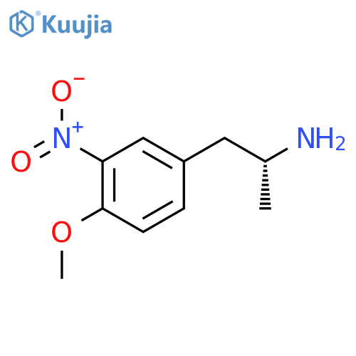(2R)-1-(4-methoxy-3-nitrophenyl)propan-2-amine structure