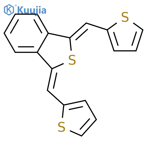 Benzo[c]thiophene, 1,3-dihydro-1,3-bis(2-thienylmethylene)- structure