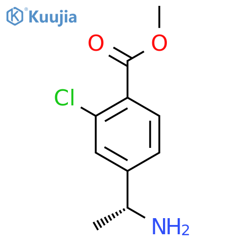 methyl 4-(1R)-1-aminoethyl-2-chlorobenzoate structure