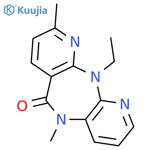11-ethyl-5,9-dimethyl-5,11-dihydro-6H-dipyrido[3,2-b:2',3'-e][1,4]diazepin-6-one structure