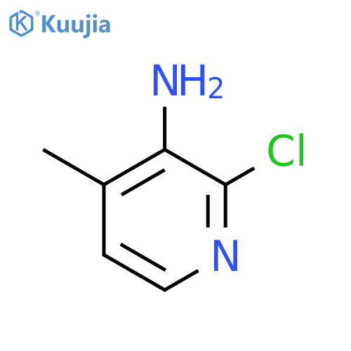 2-chloro-4-methylpyridin-3-amine structure