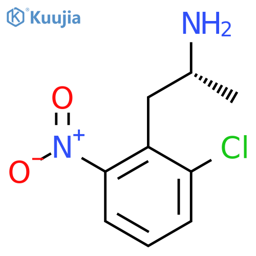 (2R)-1-(2-chloro-6-nitrophenyl)propan-2-amine structure