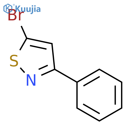 5-bromo-3-phenyl-1,2-thiazole structure