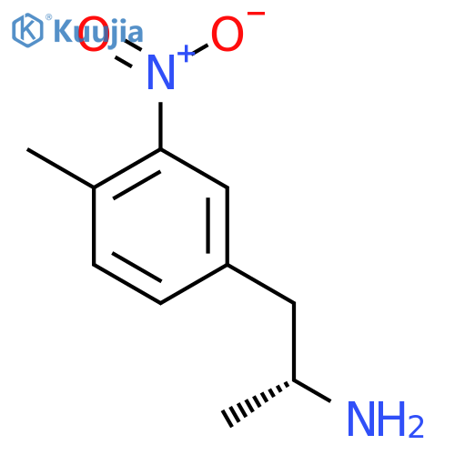 (2r)-1-(4-Methyl-3-nitrophenyl)propan-2-amine structure