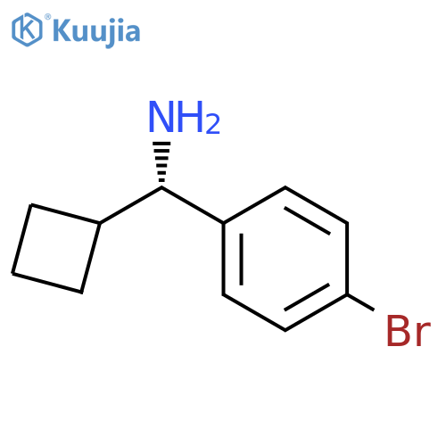 (S)-(4-bromophenyl)(cyclobutyl)methanamine structure